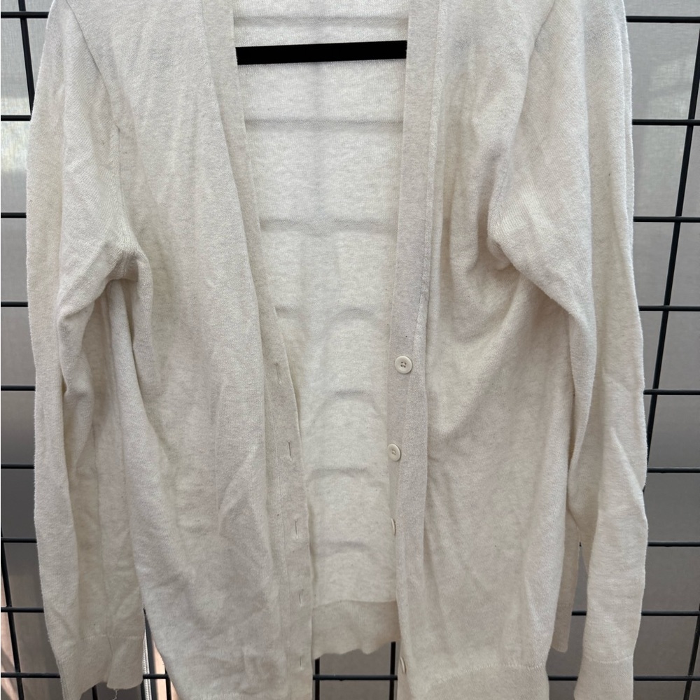 GAP Cream Knit Cardigan Sweater